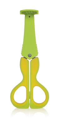 2-in-1 Food Scissors - Yellow and Green